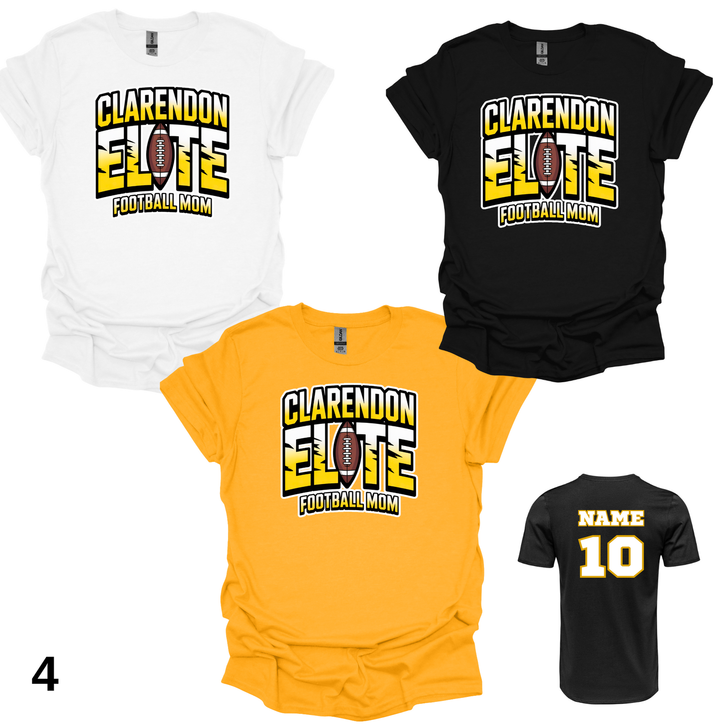 Clarendon Elite 4 (Front & Back)