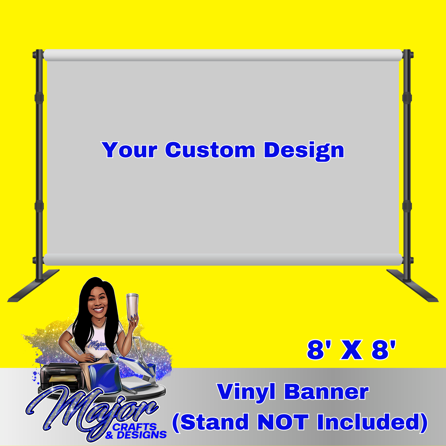 Custom Grad Backdrop Banner (Vinyl)