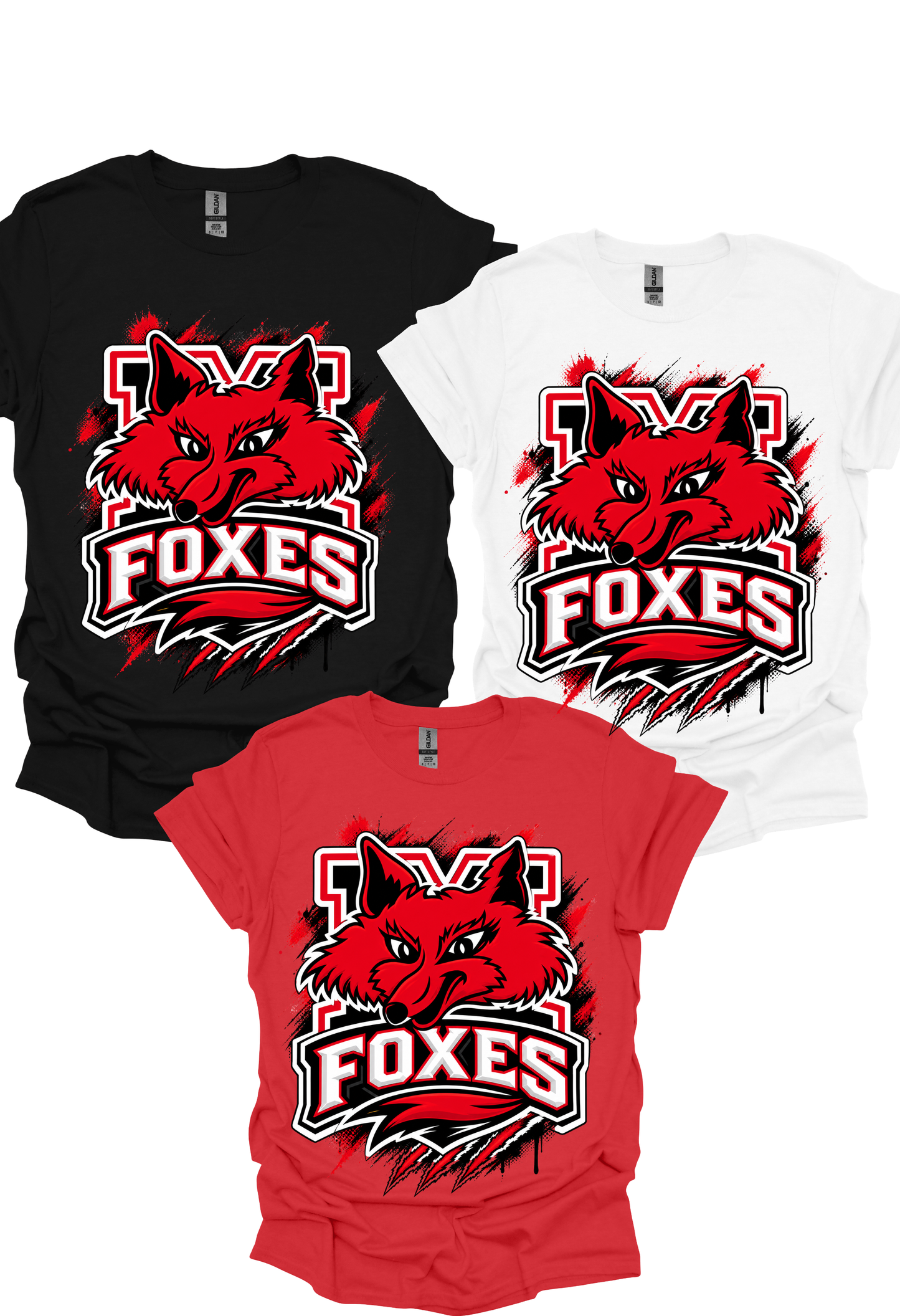 Foxes (Front & Back)