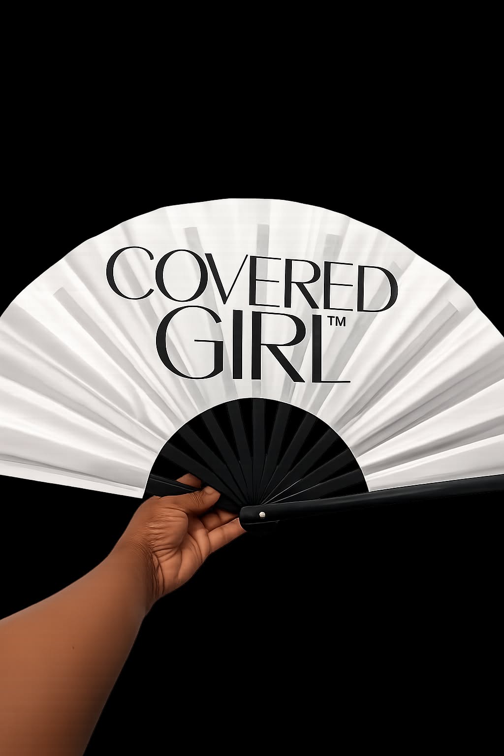 Covered Girl Clack Fan