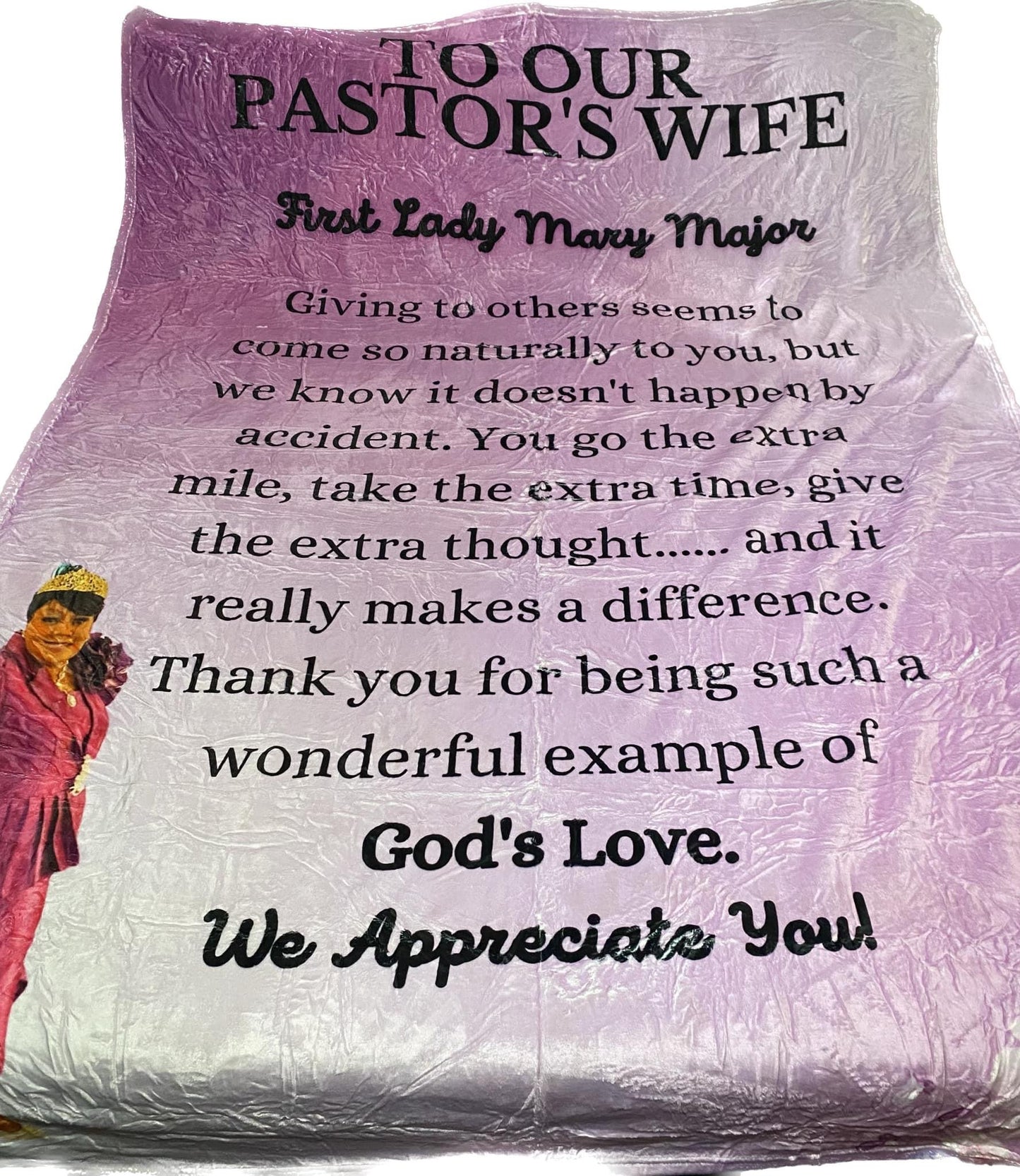 Custom Plush Photo Blanket