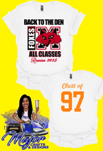 Load image into Gallery viewer, Macedonia Reunion &quot;Class of &#39;97&quot; 2025 (Front &amp; Back)
