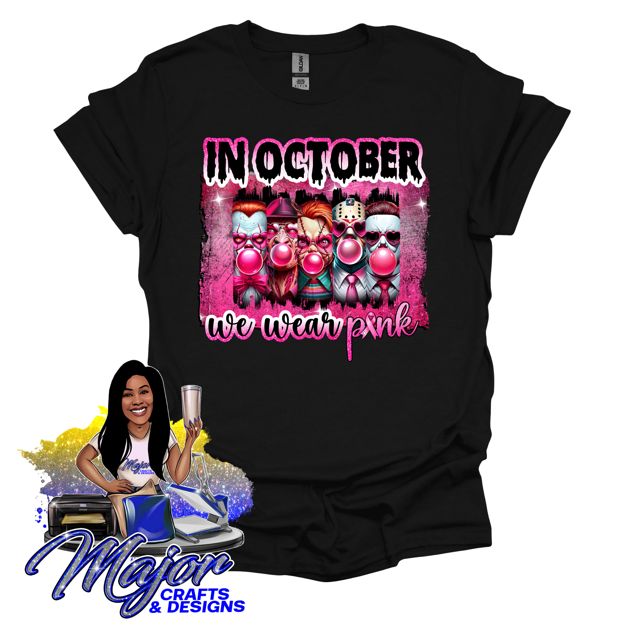 In October we wear pink- Bubblegum