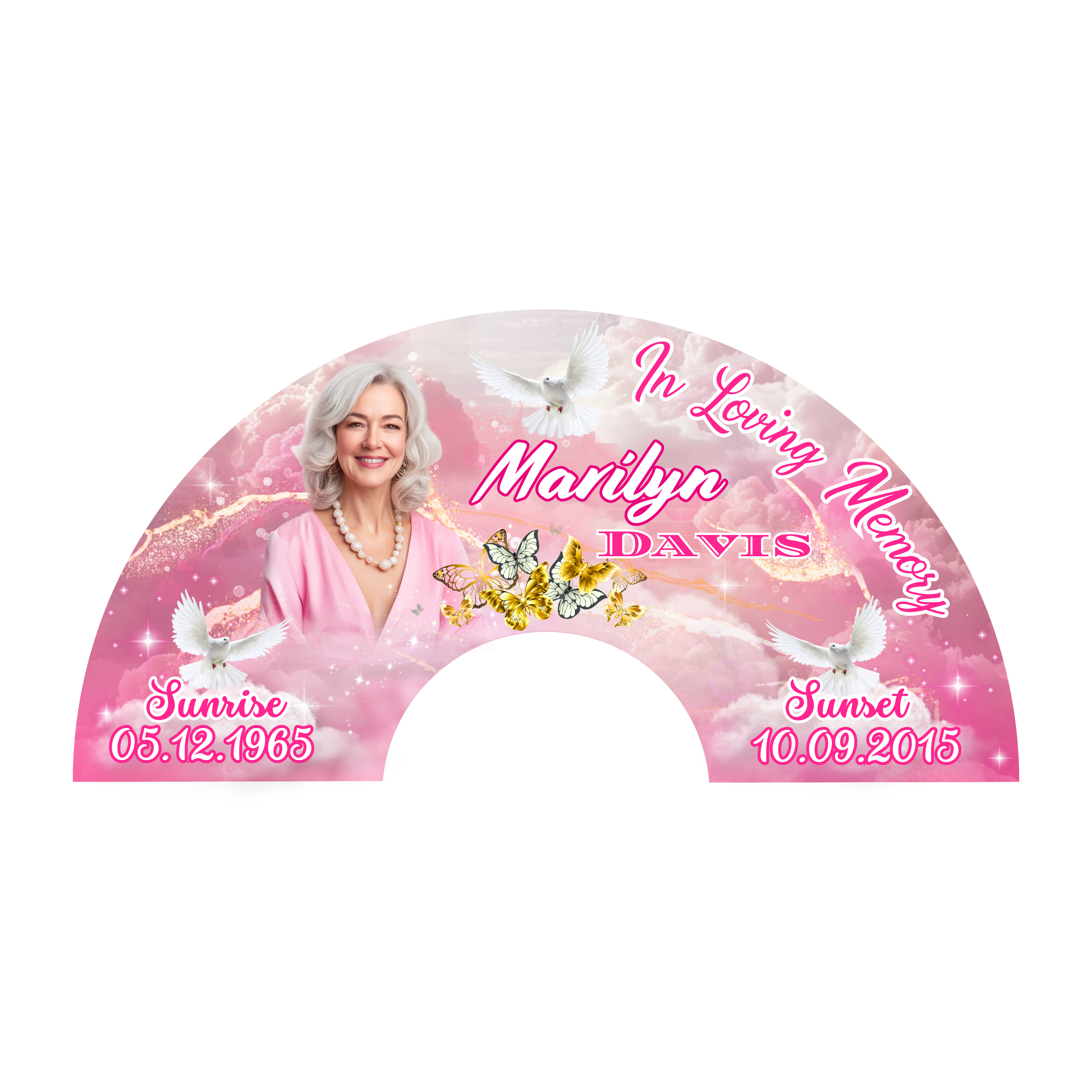 Custom Memorial Clack Fan