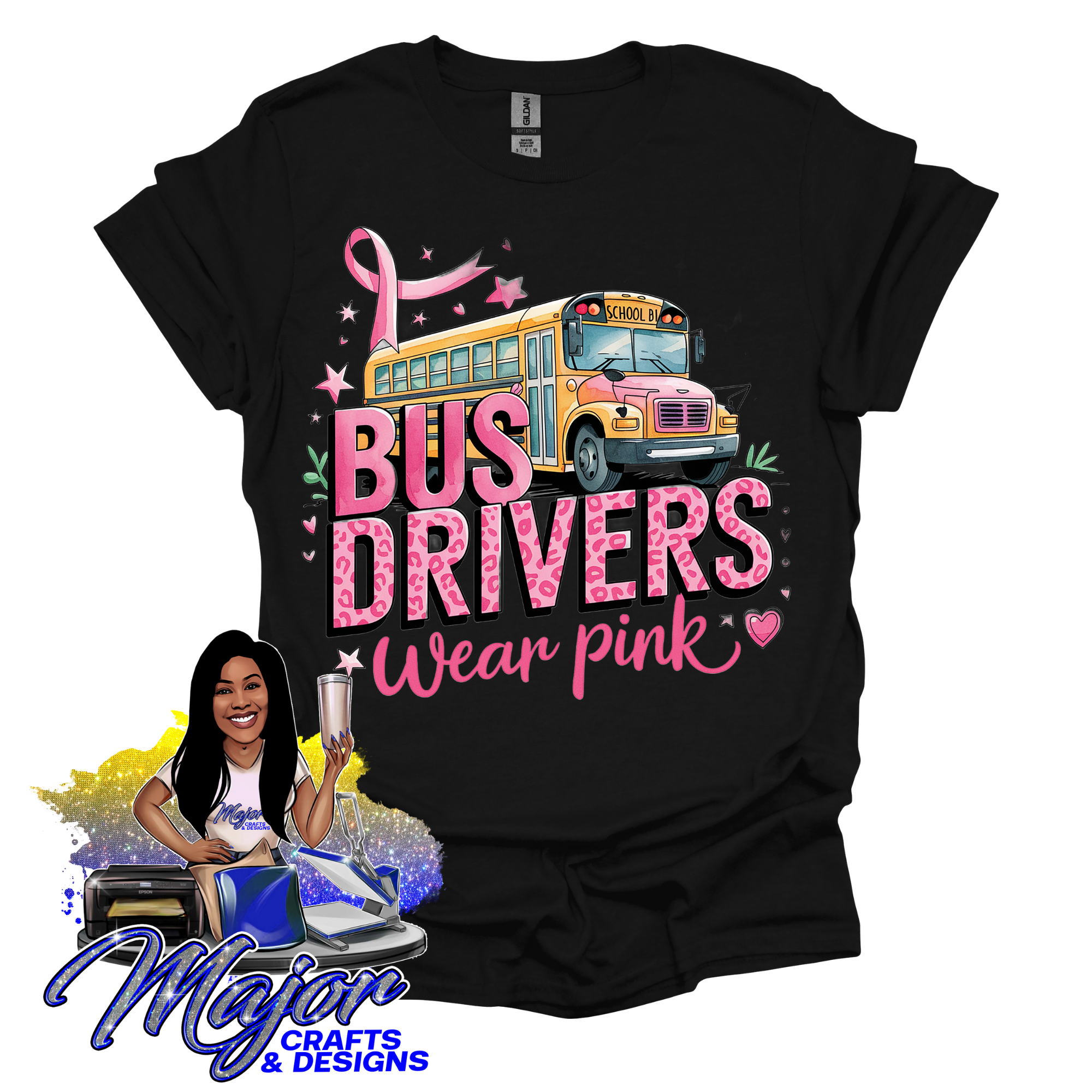 In October we wear pink- Bus Drivers
