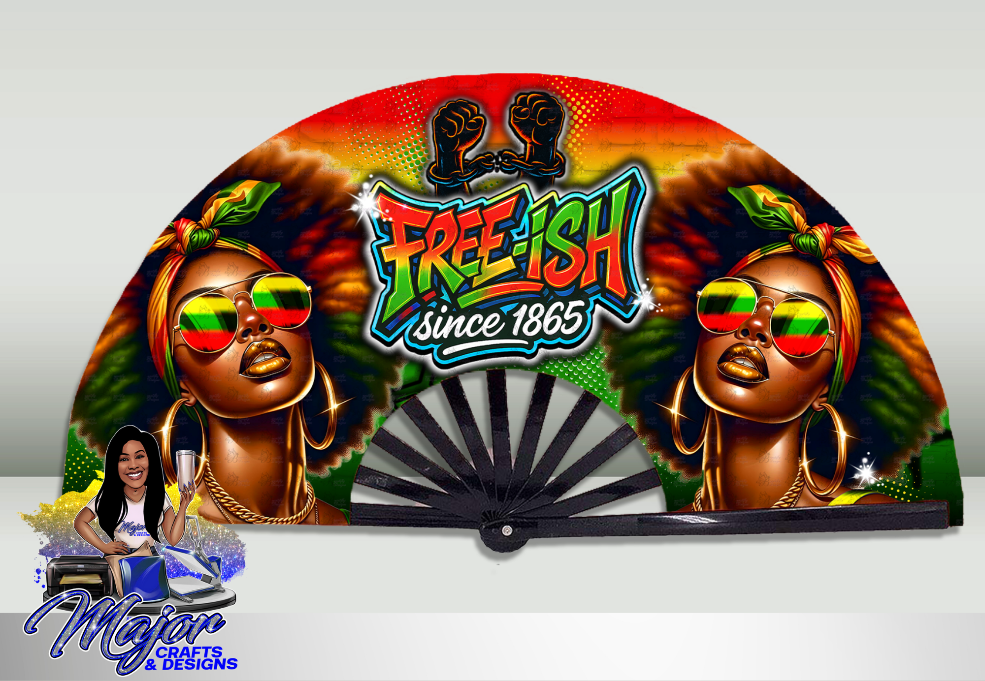 Freeish since 1865 Clack Fan