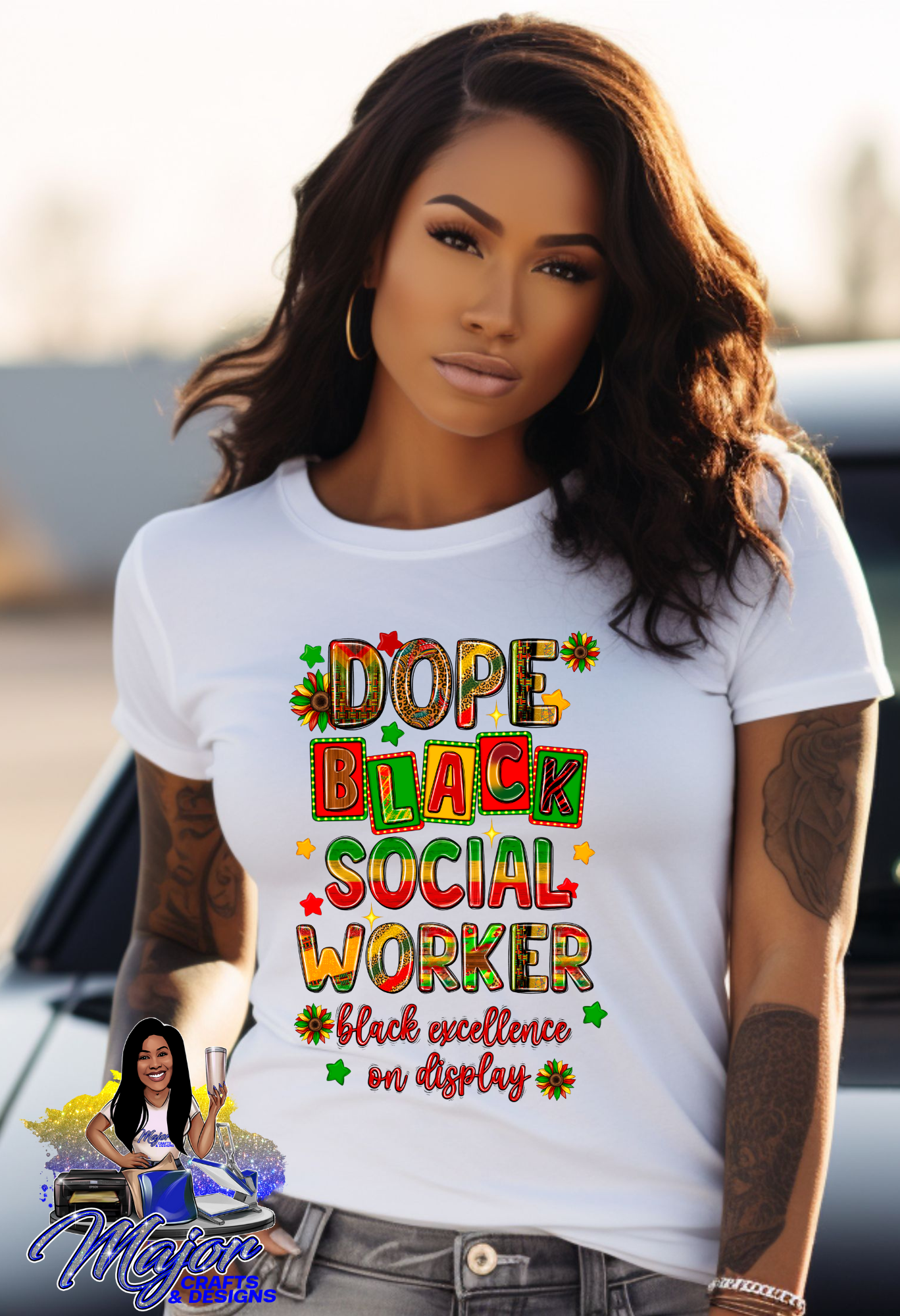 Dope Black Social Worker