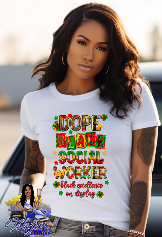 Dope Black Social Worker