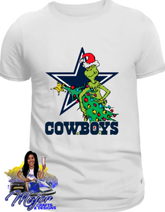 Cowboys Grinch Xmas