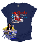 Load image into Gallery viewer, Chucks &amp; Pearls America
