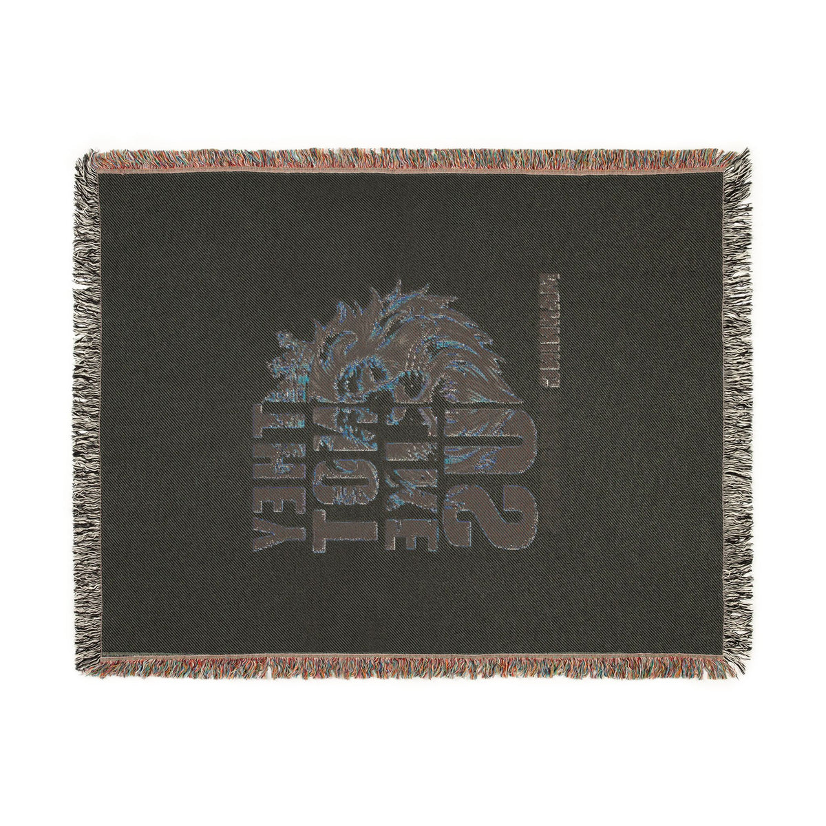Woven Blanket — 'They Not Like Us' Manning Monarchs Lion Throw