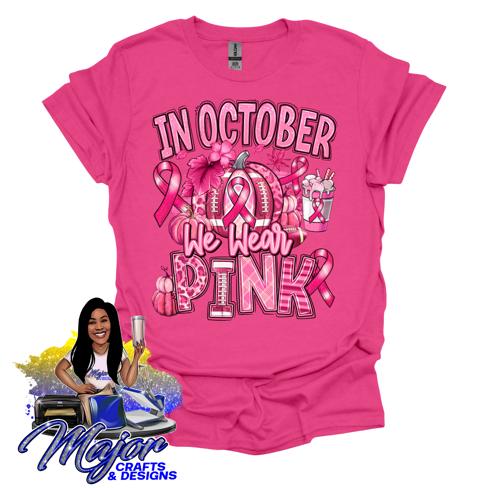 In October we wear pink- Pumpkin