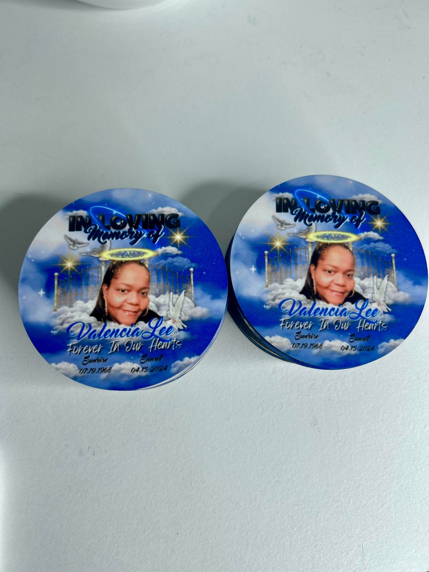 Custom Memorial Button