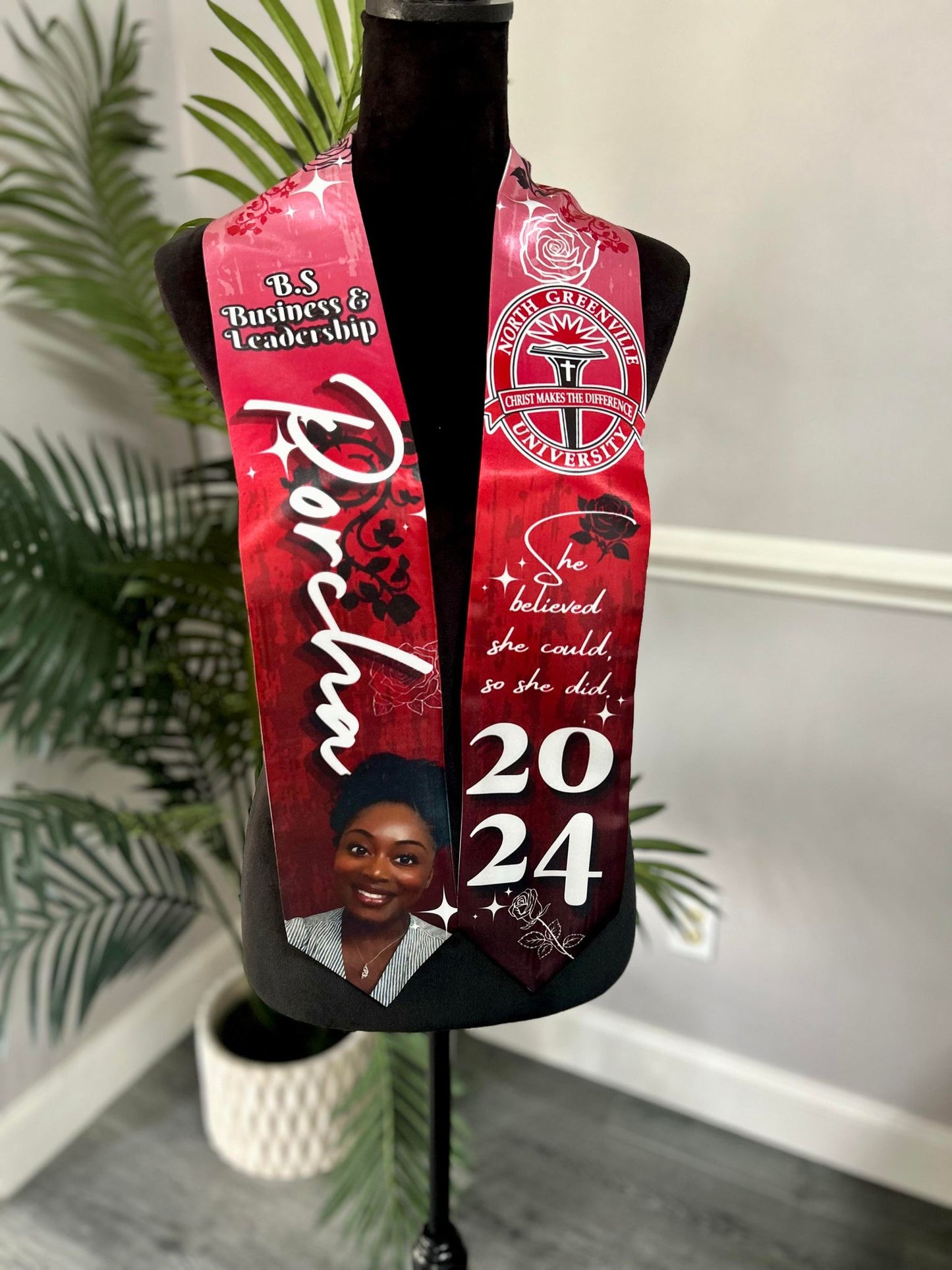 Custom Grad Stole