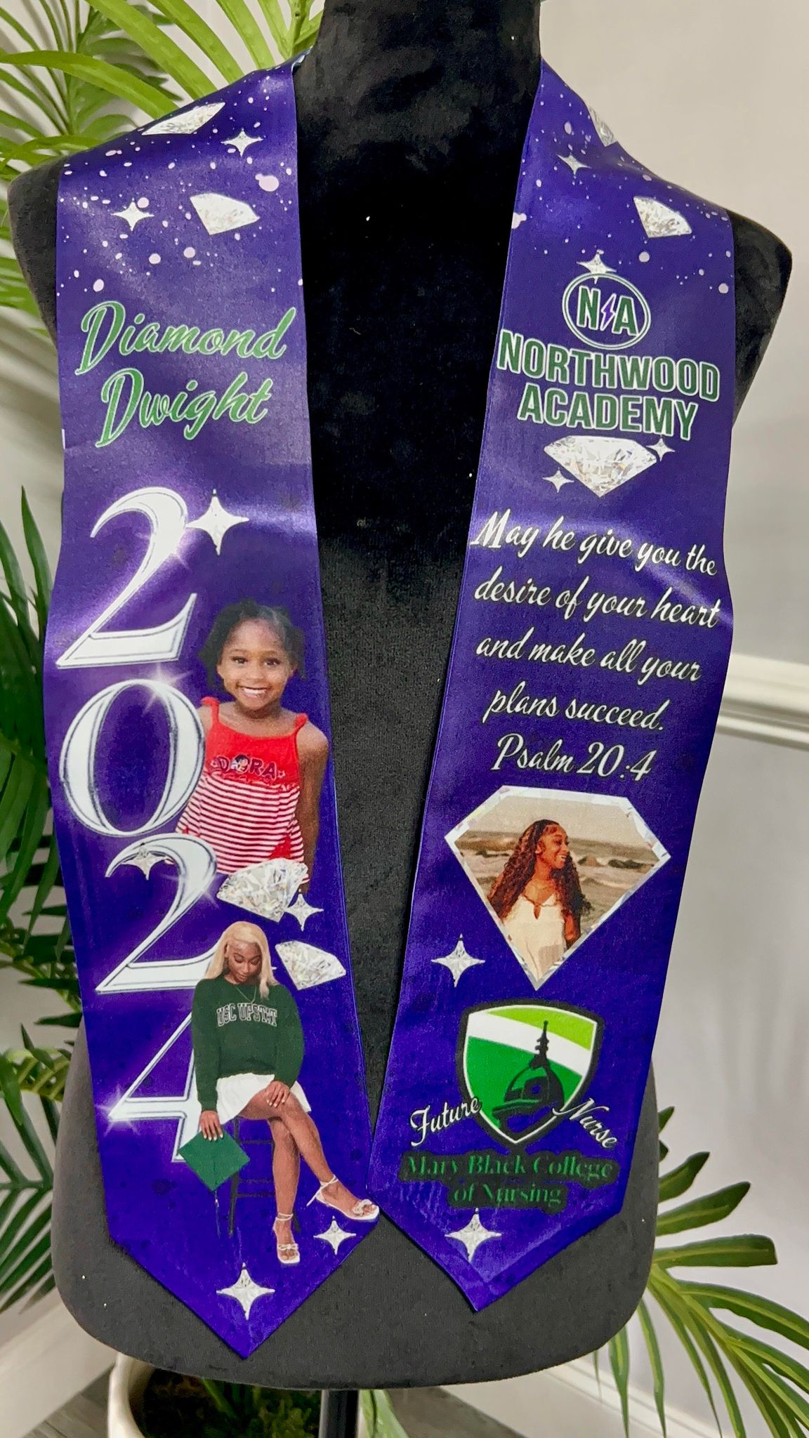 Custom Grad Stole