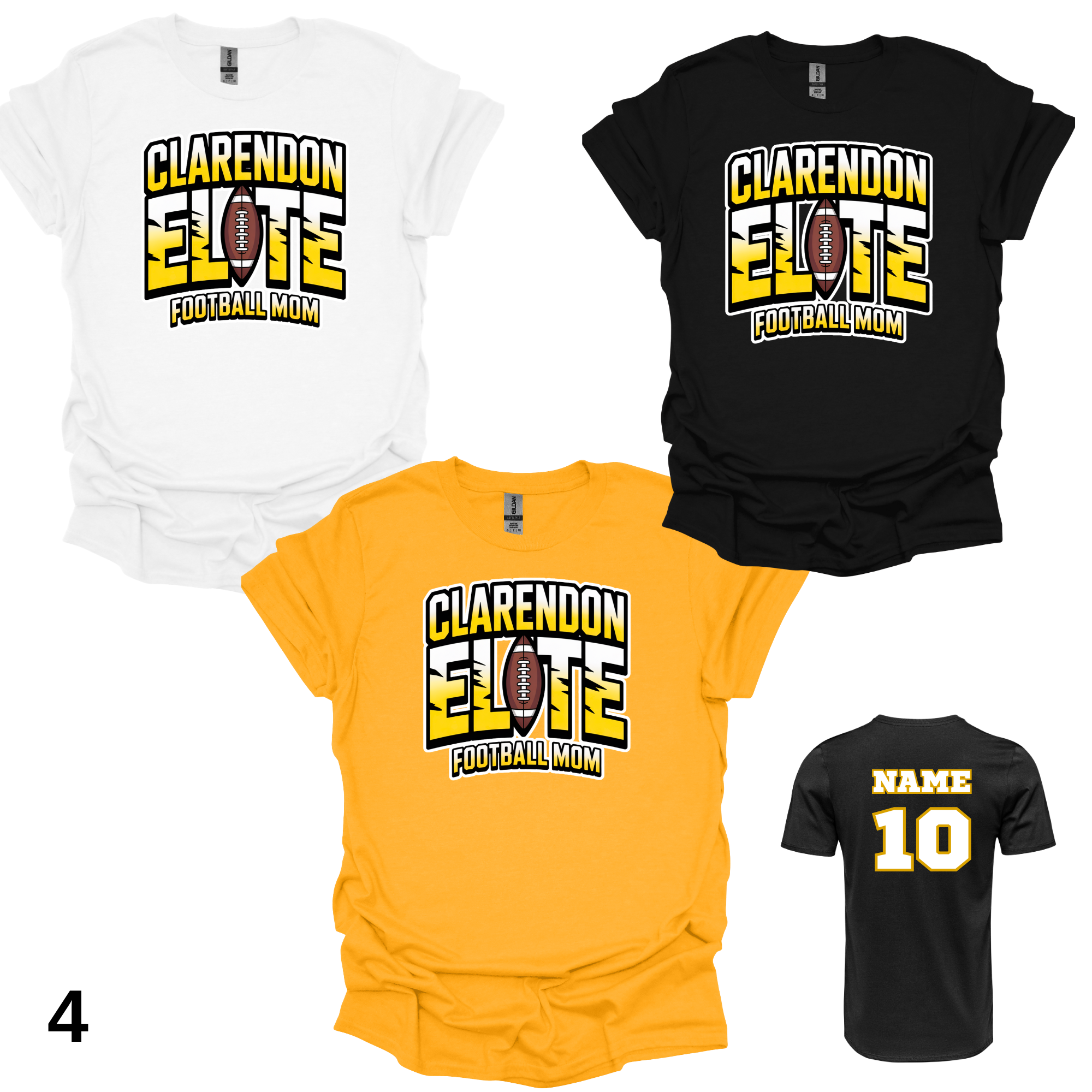 Clarendon Elite 4 (Front & Back)