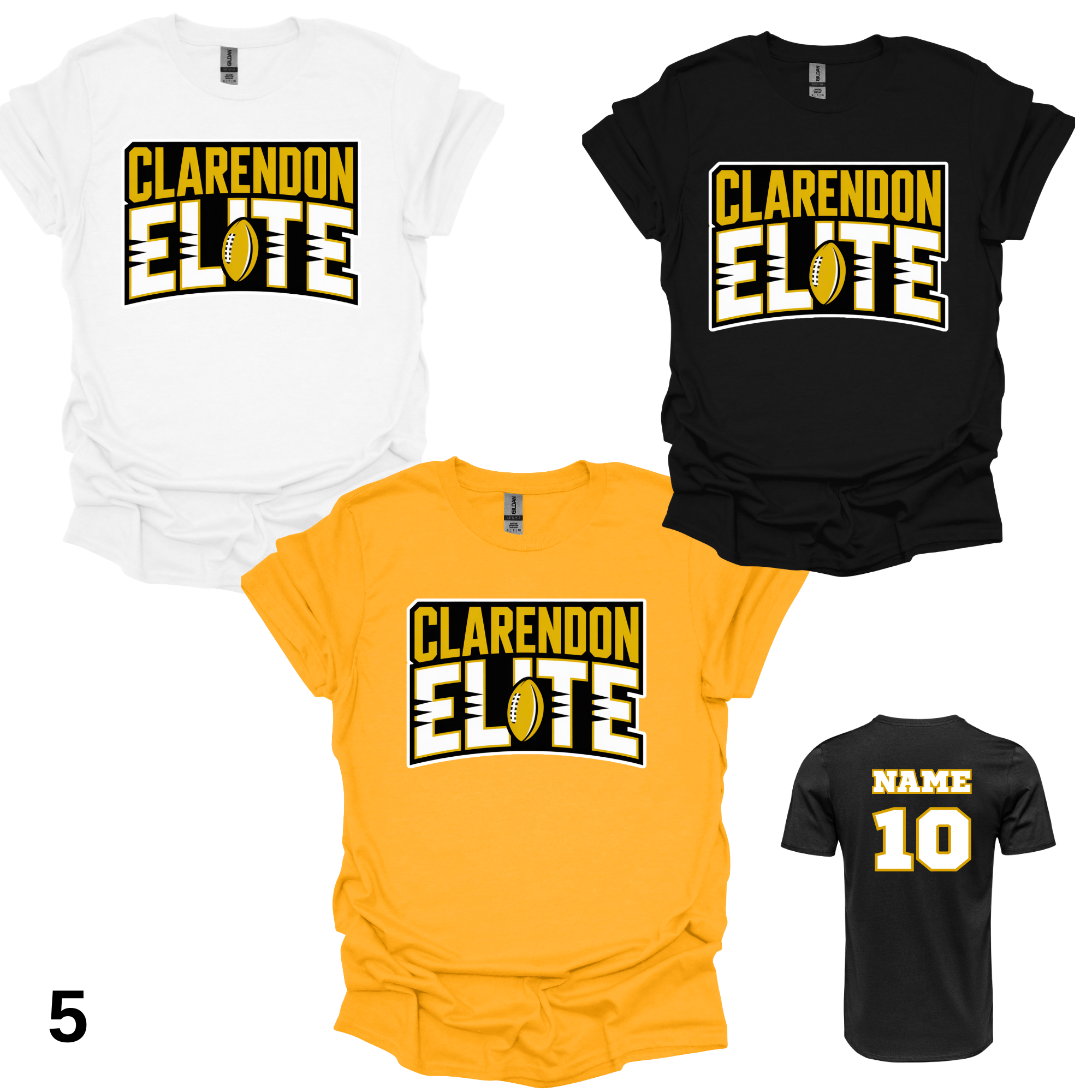 Clarendon Elite 5 (Front & Back)