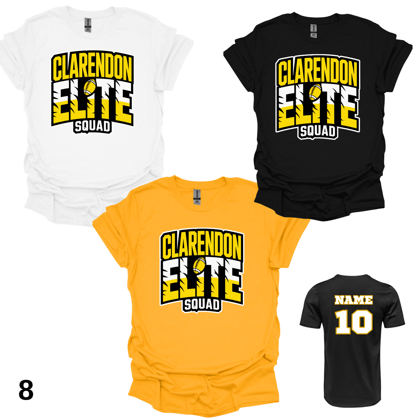 Clarendon Elite 8 (front Only)