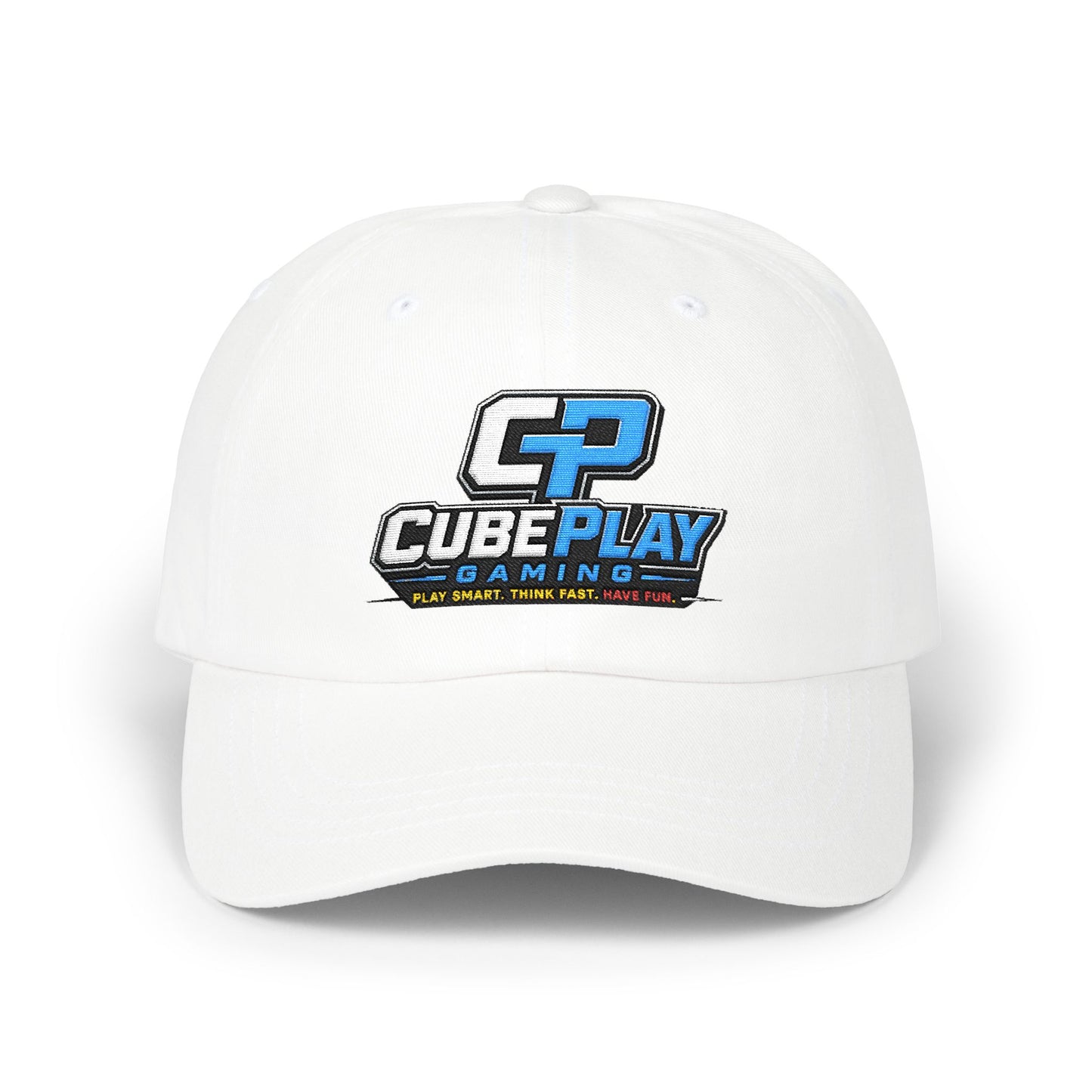 CubePlay Gaming Dad Cap — Embroidered Logo Baseball Hat