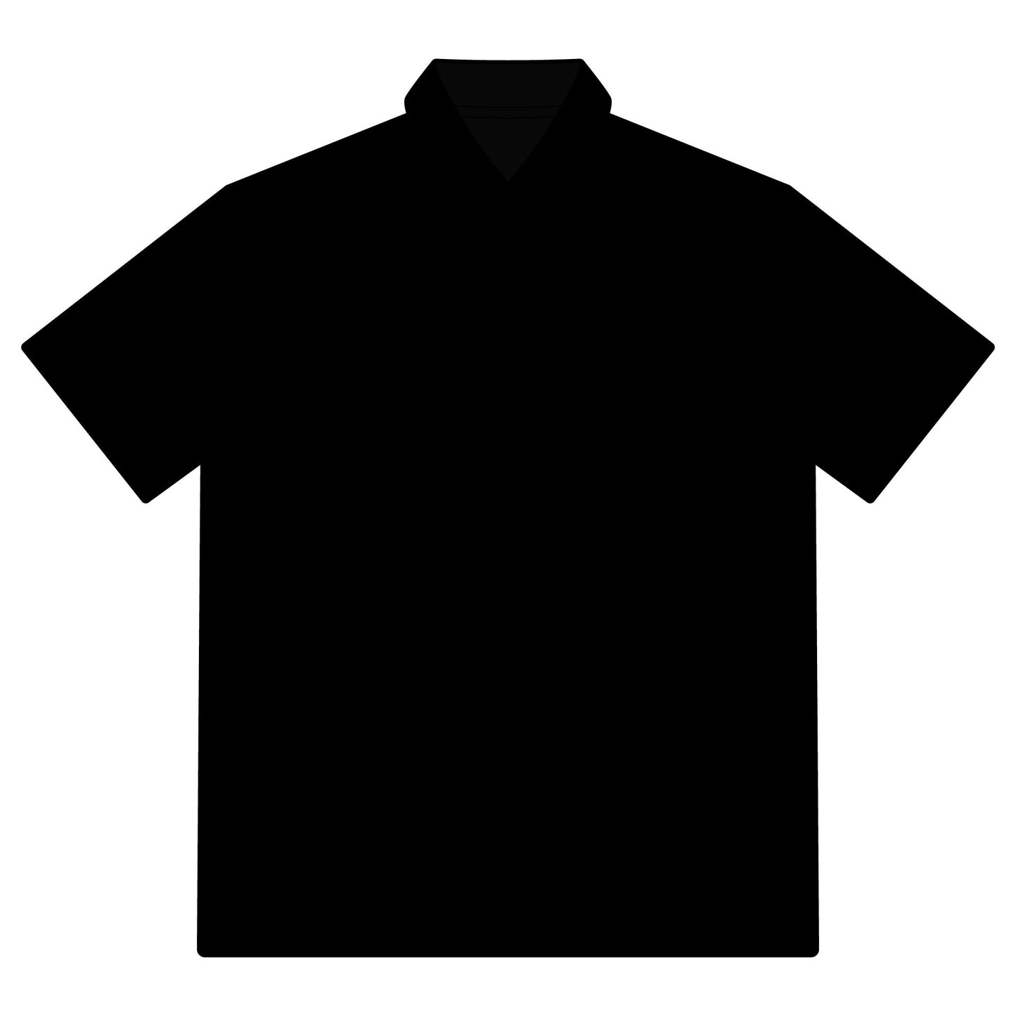 Cube Park Logo Polo Shirt — Black Pinpoint Mesh Work Golf Polo