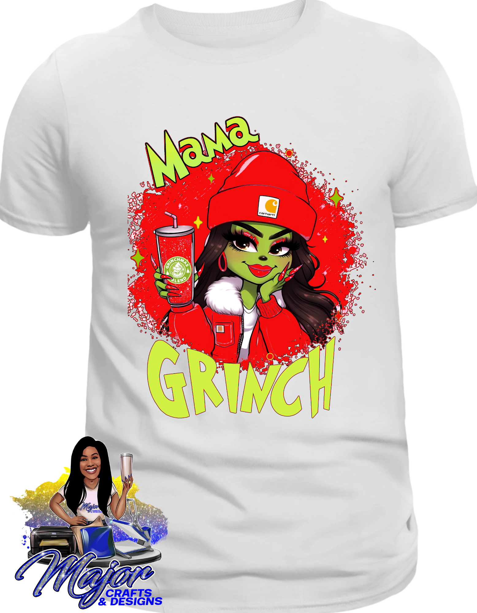Mama Grinch- Red