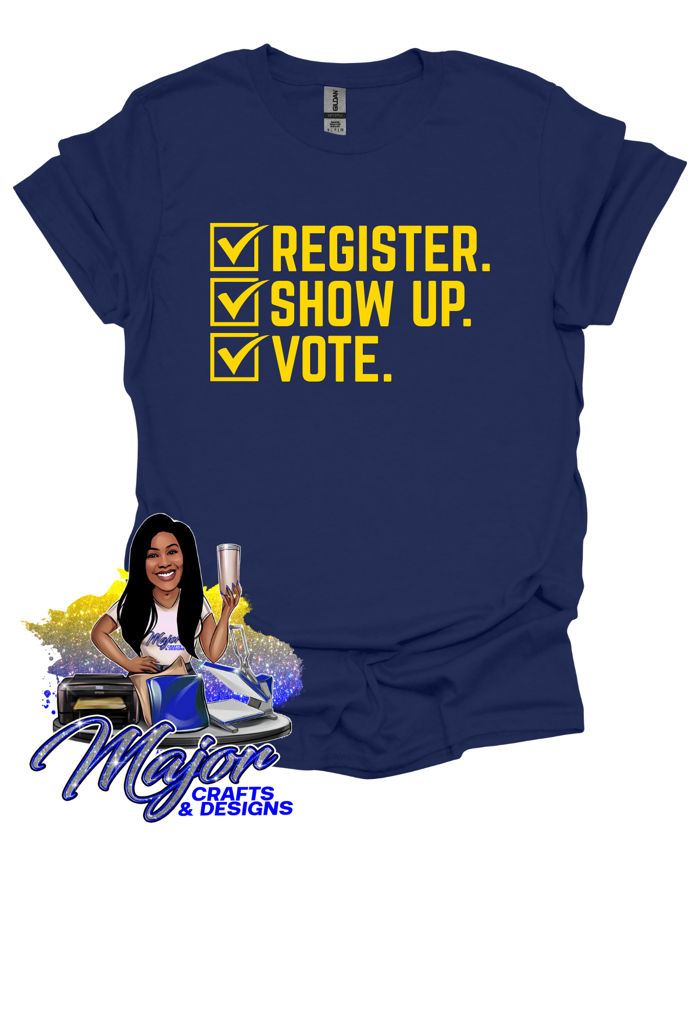 Register, Show up, Vote