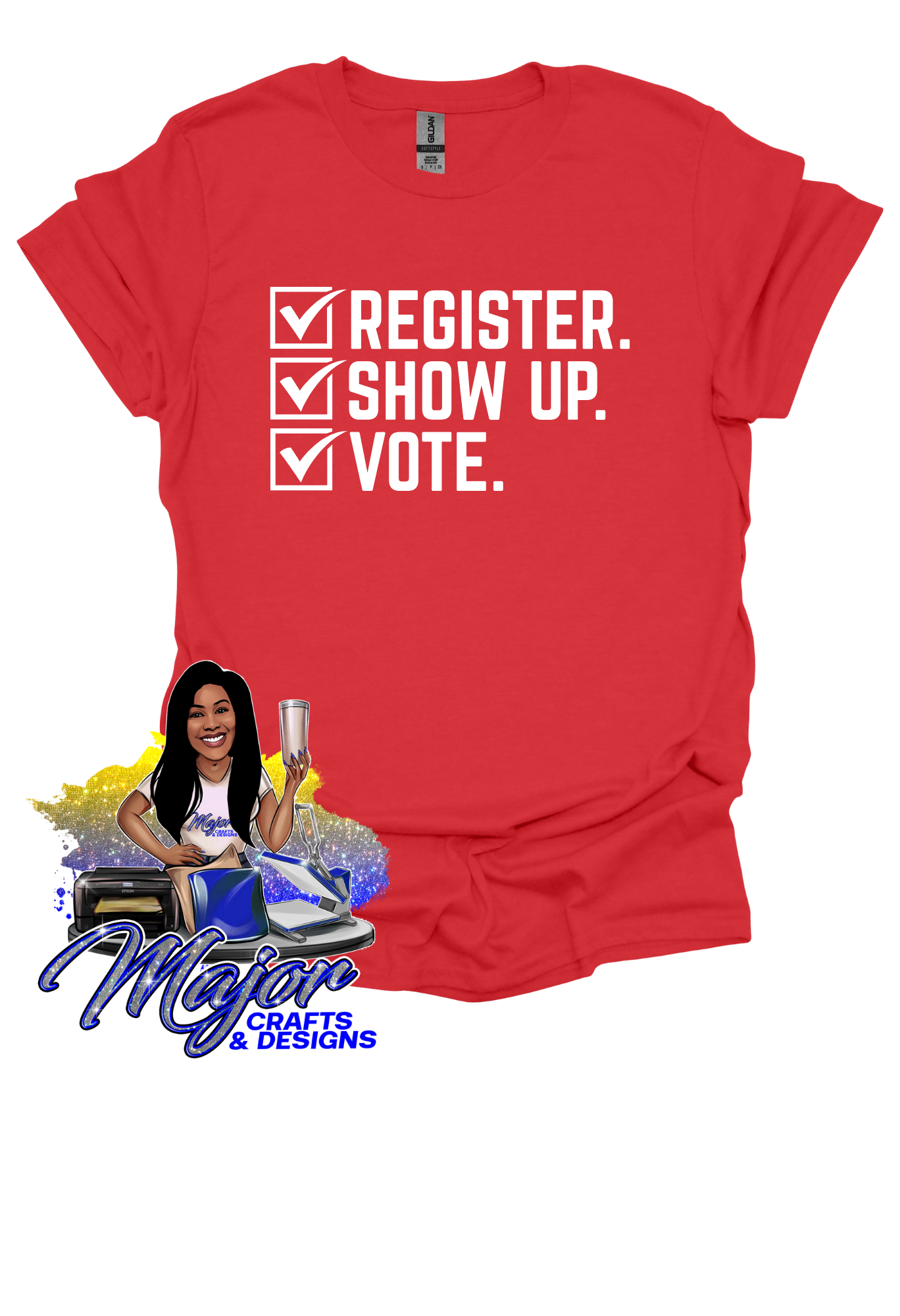 Register, Show up, Vote