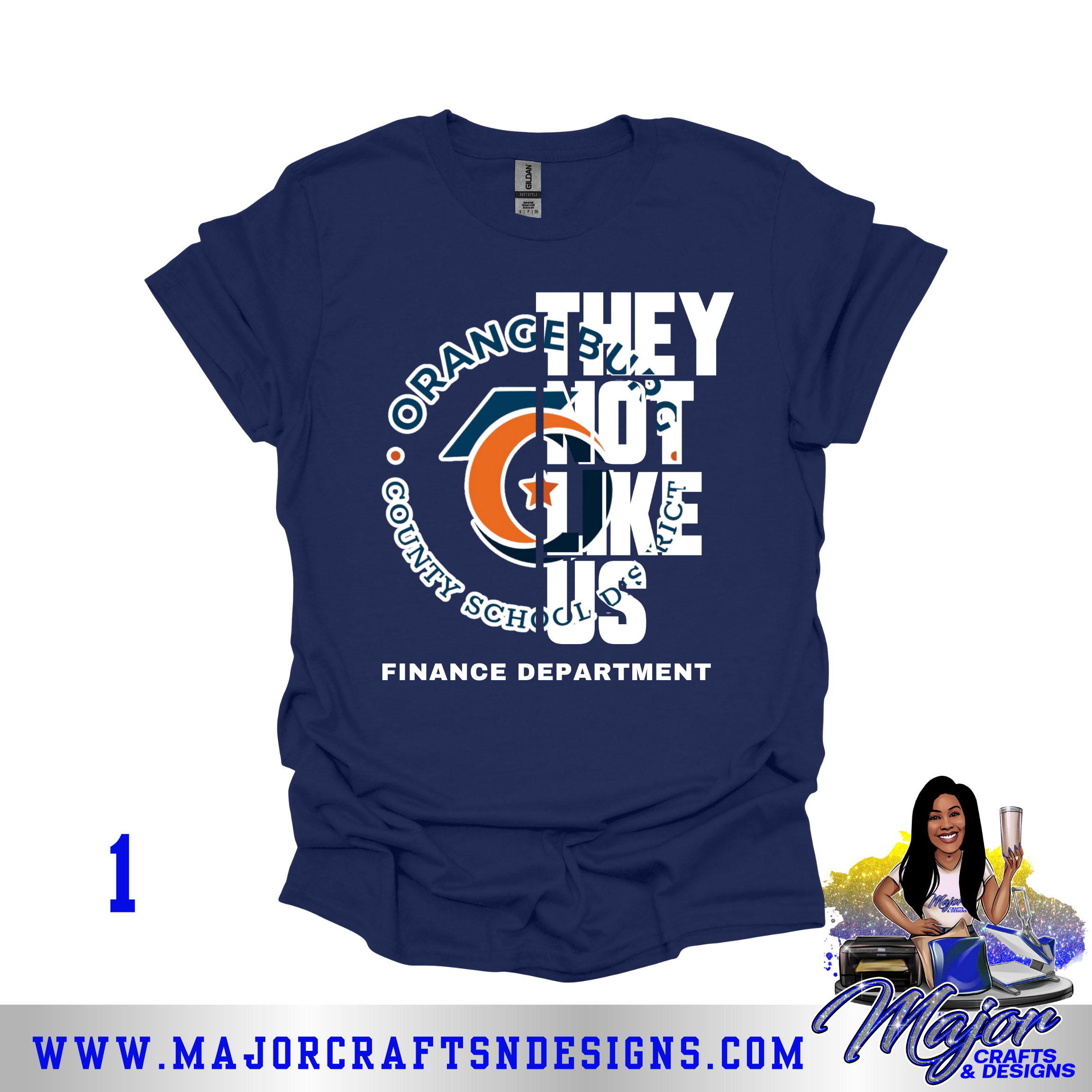 They Not Like Us-Orangeburg County (White Text)
