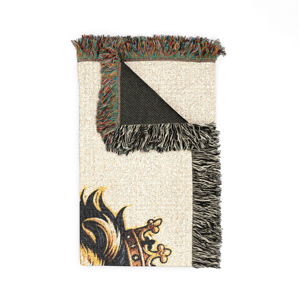 Woven Blanket — 'They Not Like Us' Manning Monarchs Lion Throw