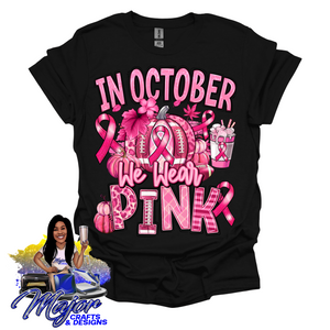 In October we wear pink- Pumpkin