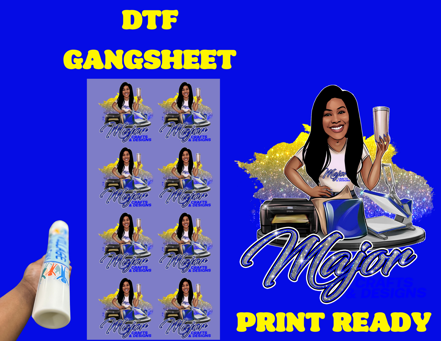 Upload A Gang Sheet- PRINT READY