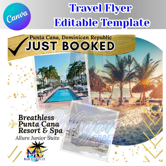 Editable Just Booked Flyer Template