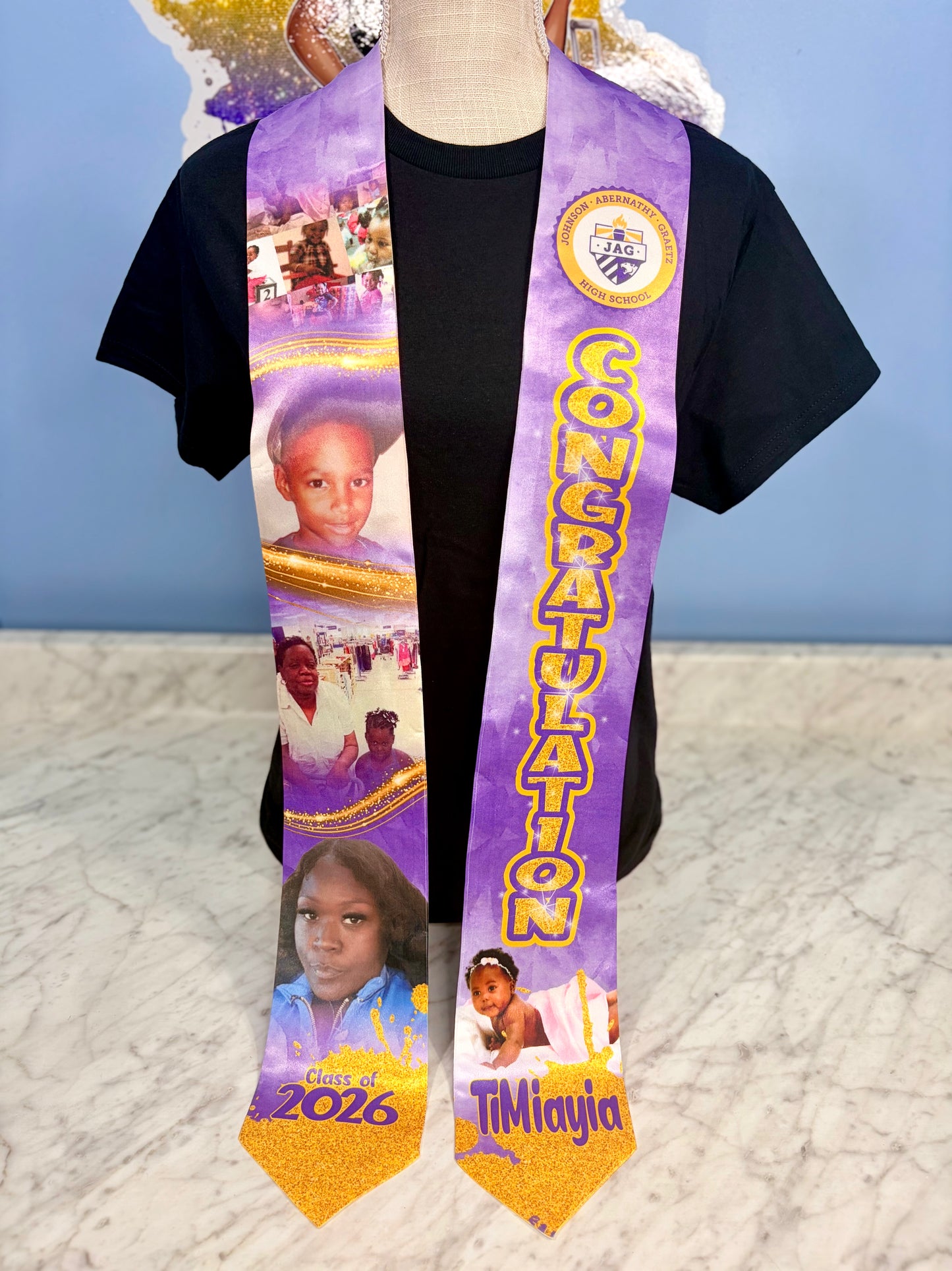 Custom Grad Stole