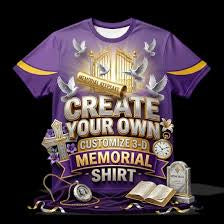 Custom 3D Memorial Tee