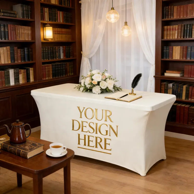 Custom Stretch Table Cloth