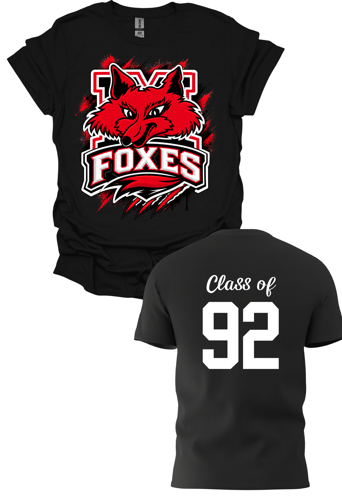 Foxes (Front & Back)