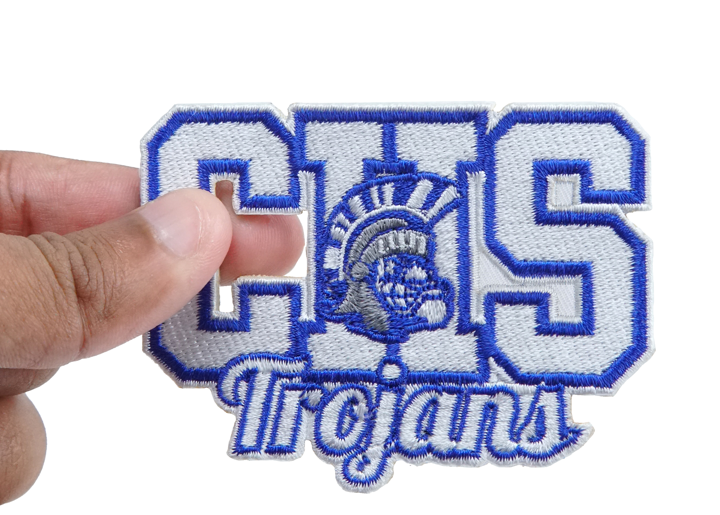 3in CHS Trojans Embroidery Patch