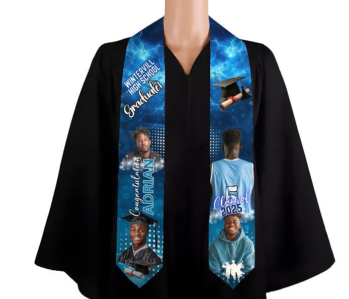 Custom Grad Stole