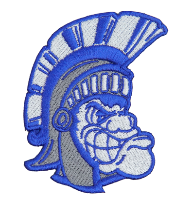 3in Trojan Head Embroidery Patch