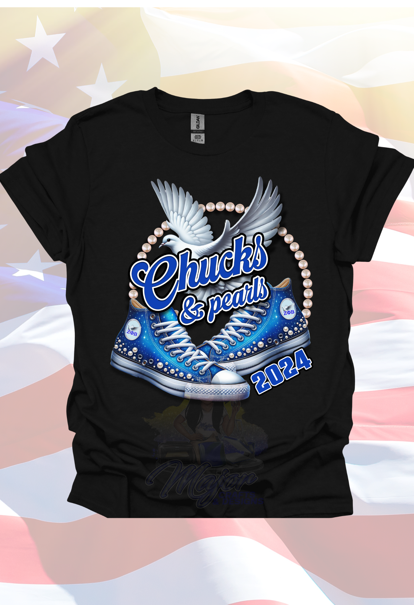 Chucks & Pearls- Zeta