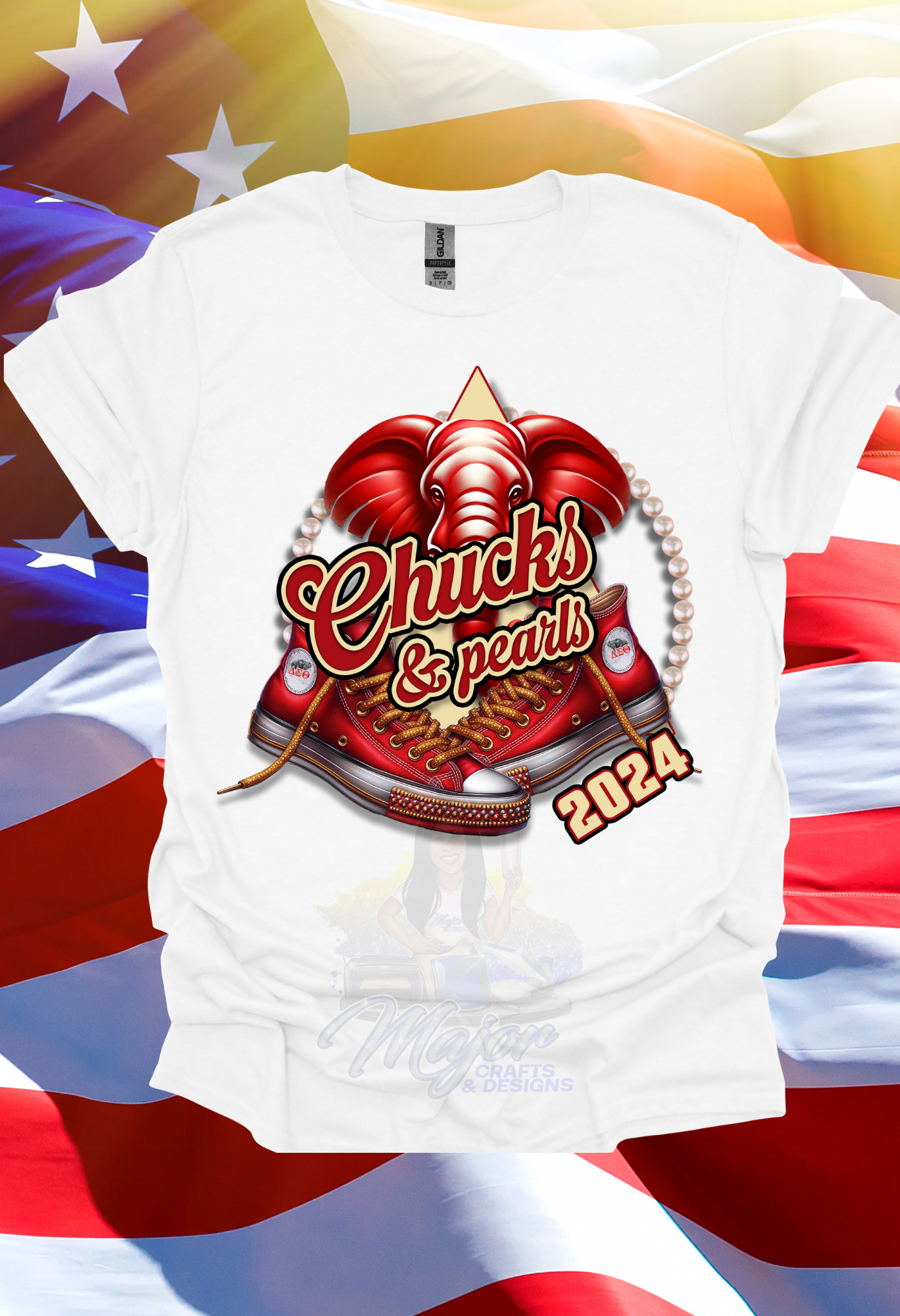 Chucks & Pearls- Delta