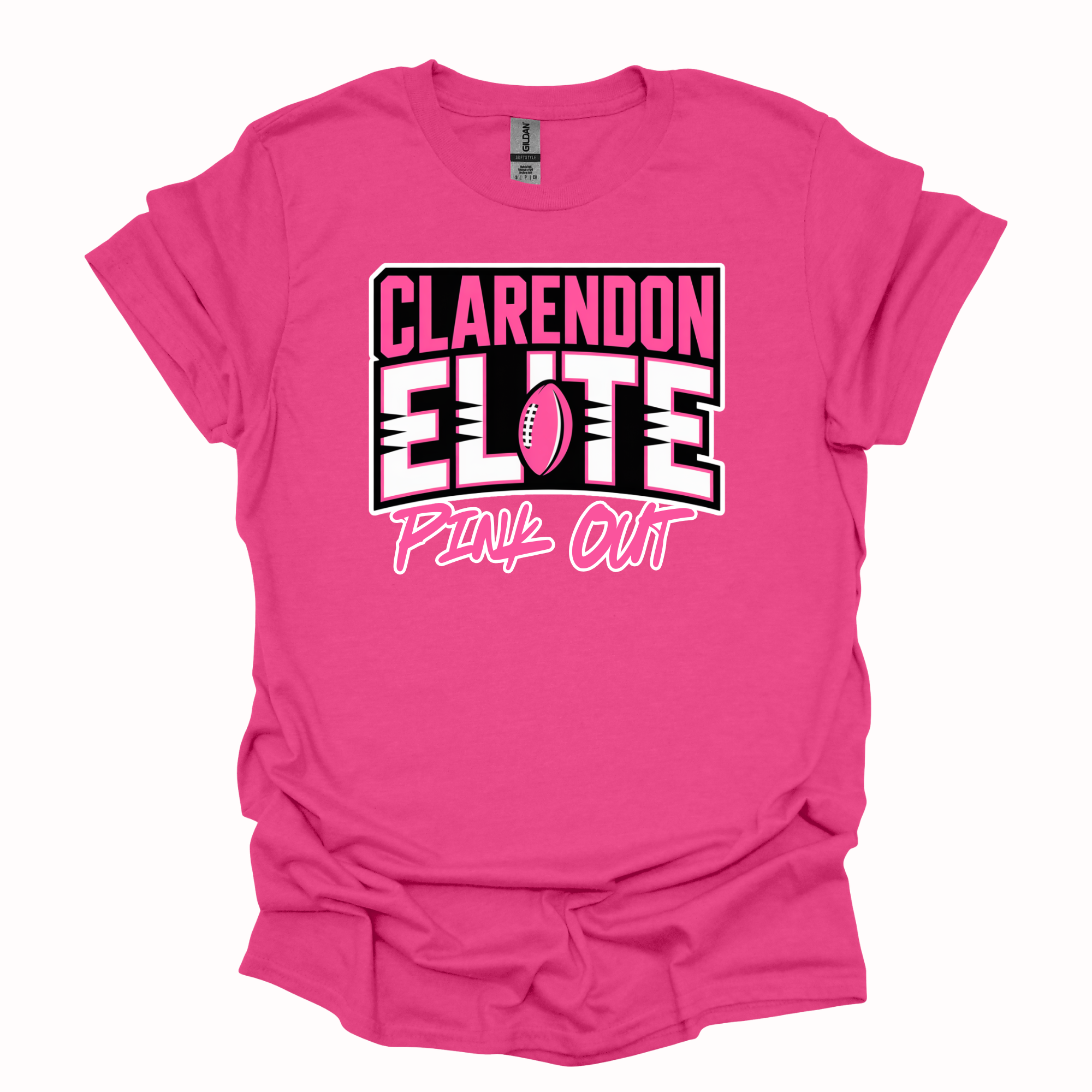 Clarendon Elite Pink Out "FRONT ONLY"