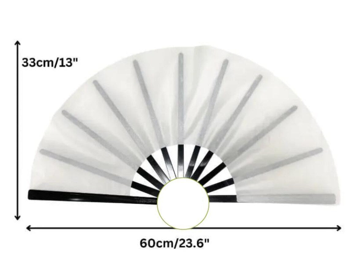 (BLANK) Clack Fan- Unassembled-Non-Pre-Taped (Tape will be provided)