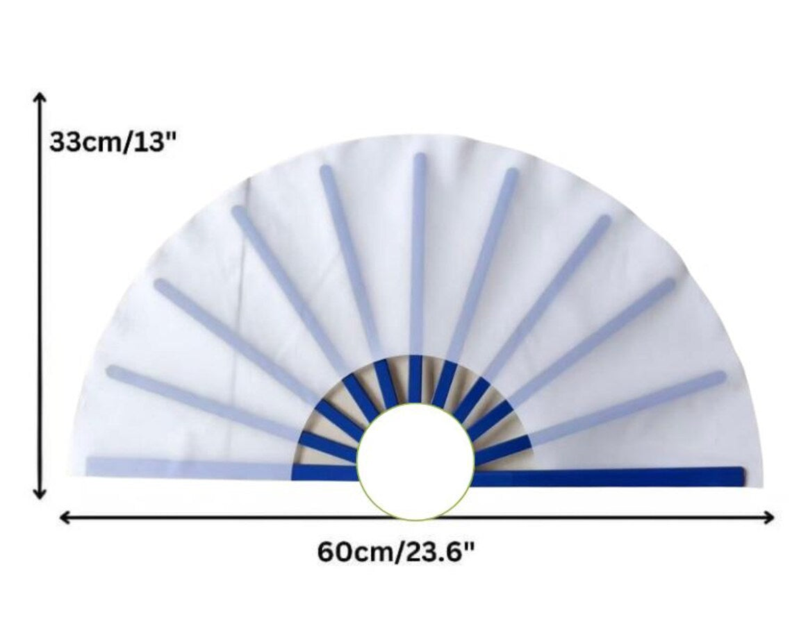 (BLANK) Clack Fan- Unassembled-Non-Pre-Taped (Tape will be provided)
