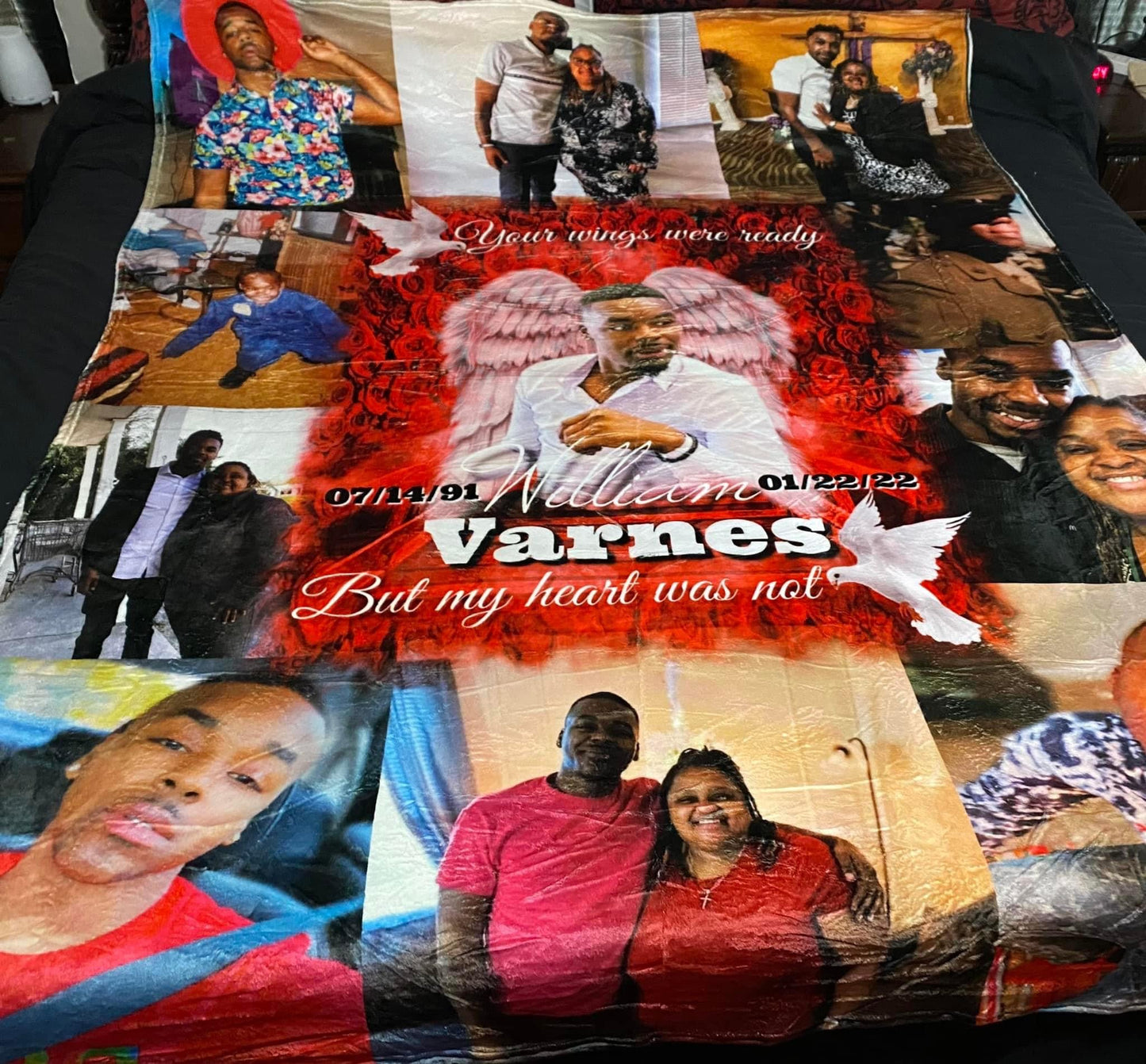 Custom Plush Photo Blanket