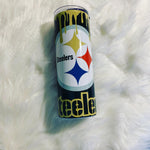 Load image into Gallery viewer, Custom 20oz Skinny Tumbler, White Tumbler with straw lid, Printed With Permanent Ink,
