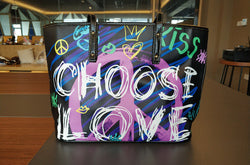 Custom Chic Leather Tote Bag