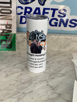 Load image into Gallery viewer, Custom 20oz Skinny Tumbler, White Tumbler with straw lid, Printed With Permanent Ink,
