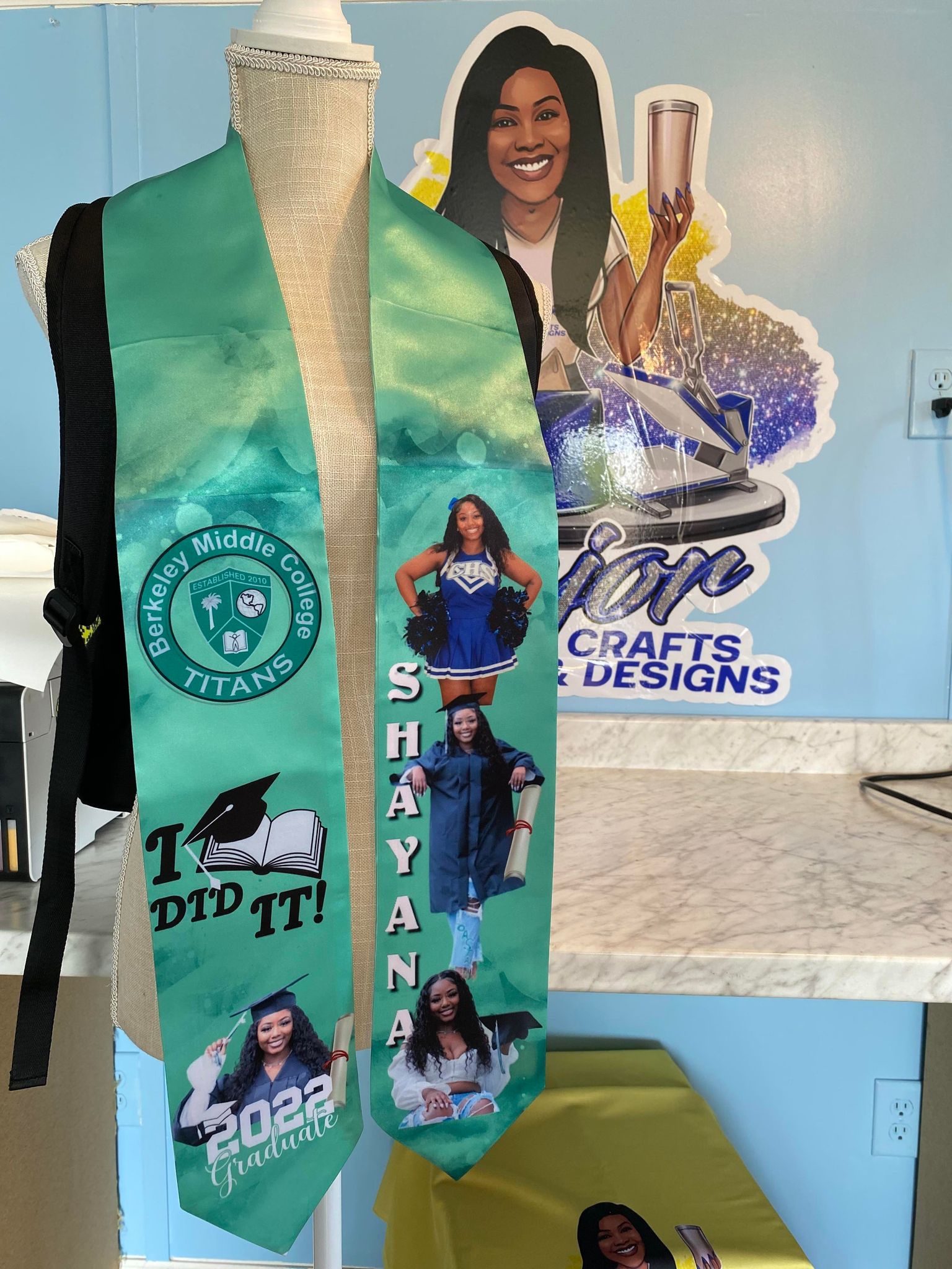 Custom Grad Stole