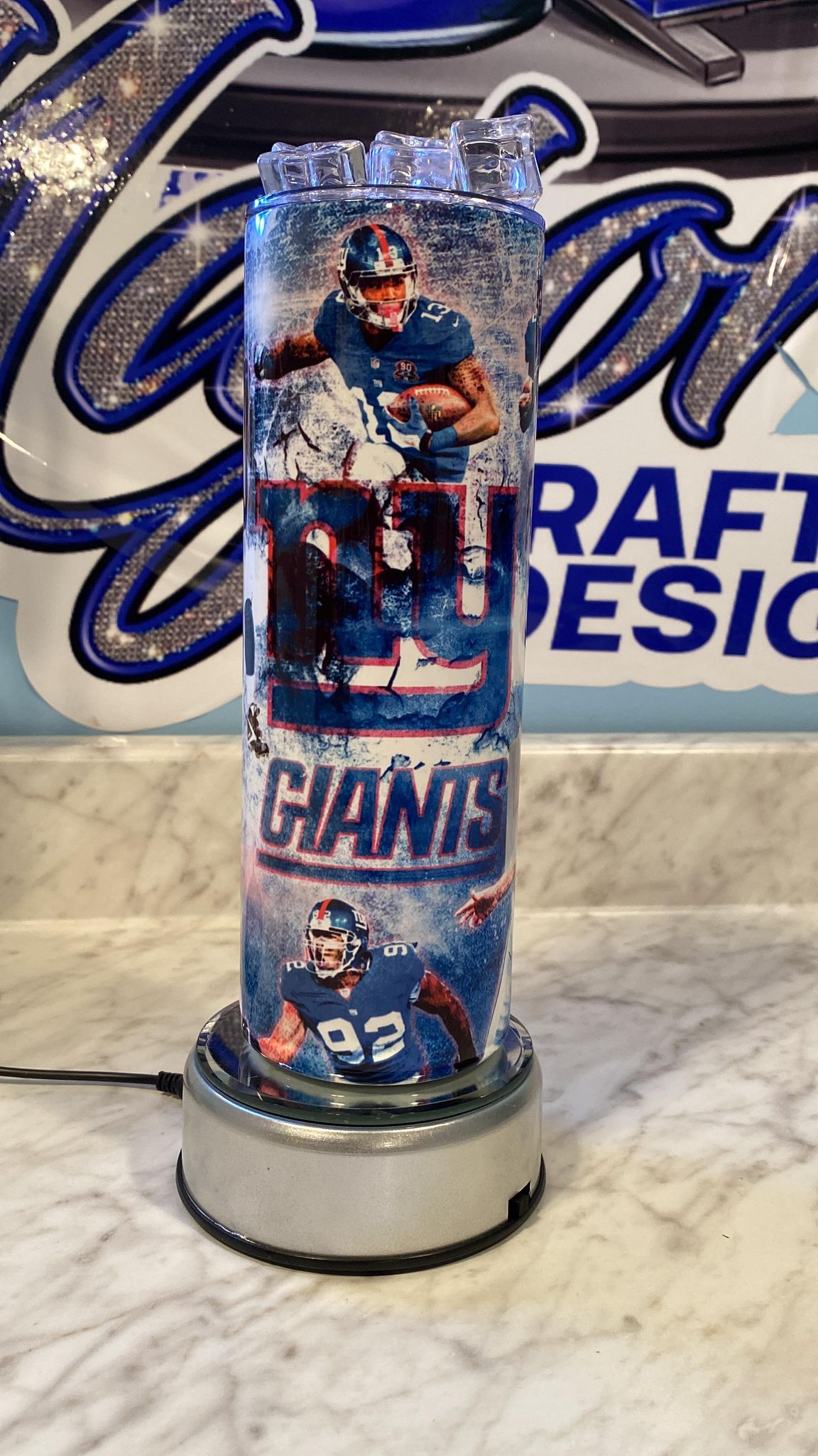 Custom 20oz Skinny Tumbler, White Tumbler with straw lid, Printed With Permanent Ink,